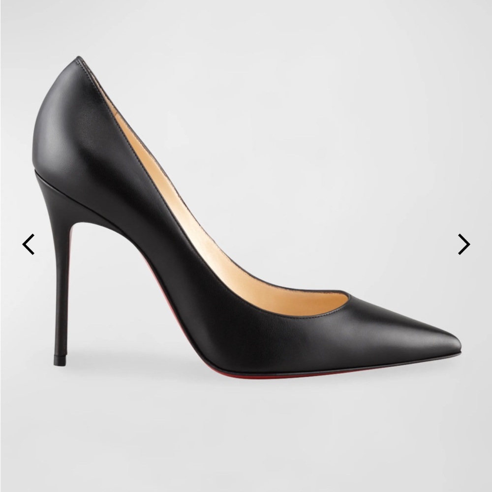 Christian Louboutin Kate Matte Black Red Bottoms